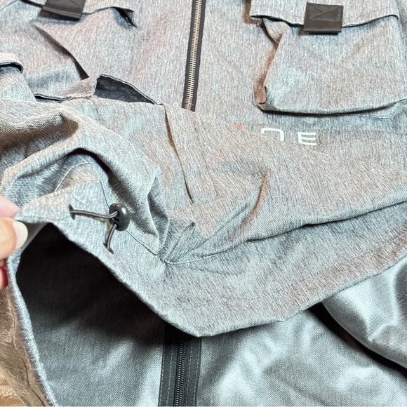 Life Code Progressive Jacket Mens Size Large Cargo Zip Hooded Windbreaker - Picture 8 of 12